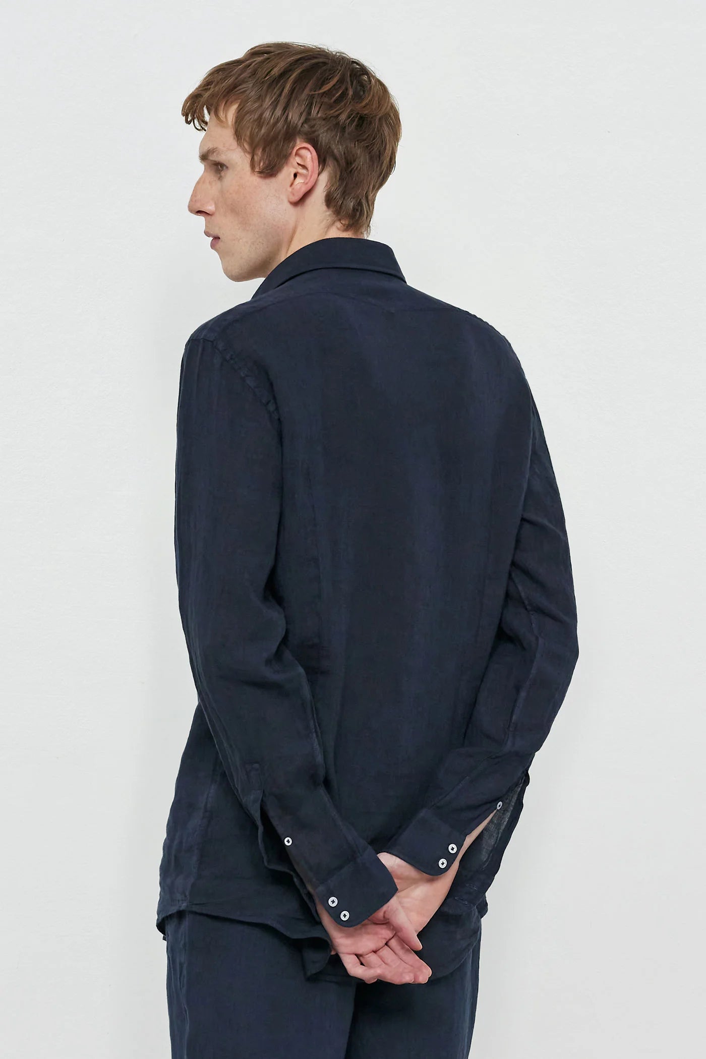 CANARY Linen Shirt Blu