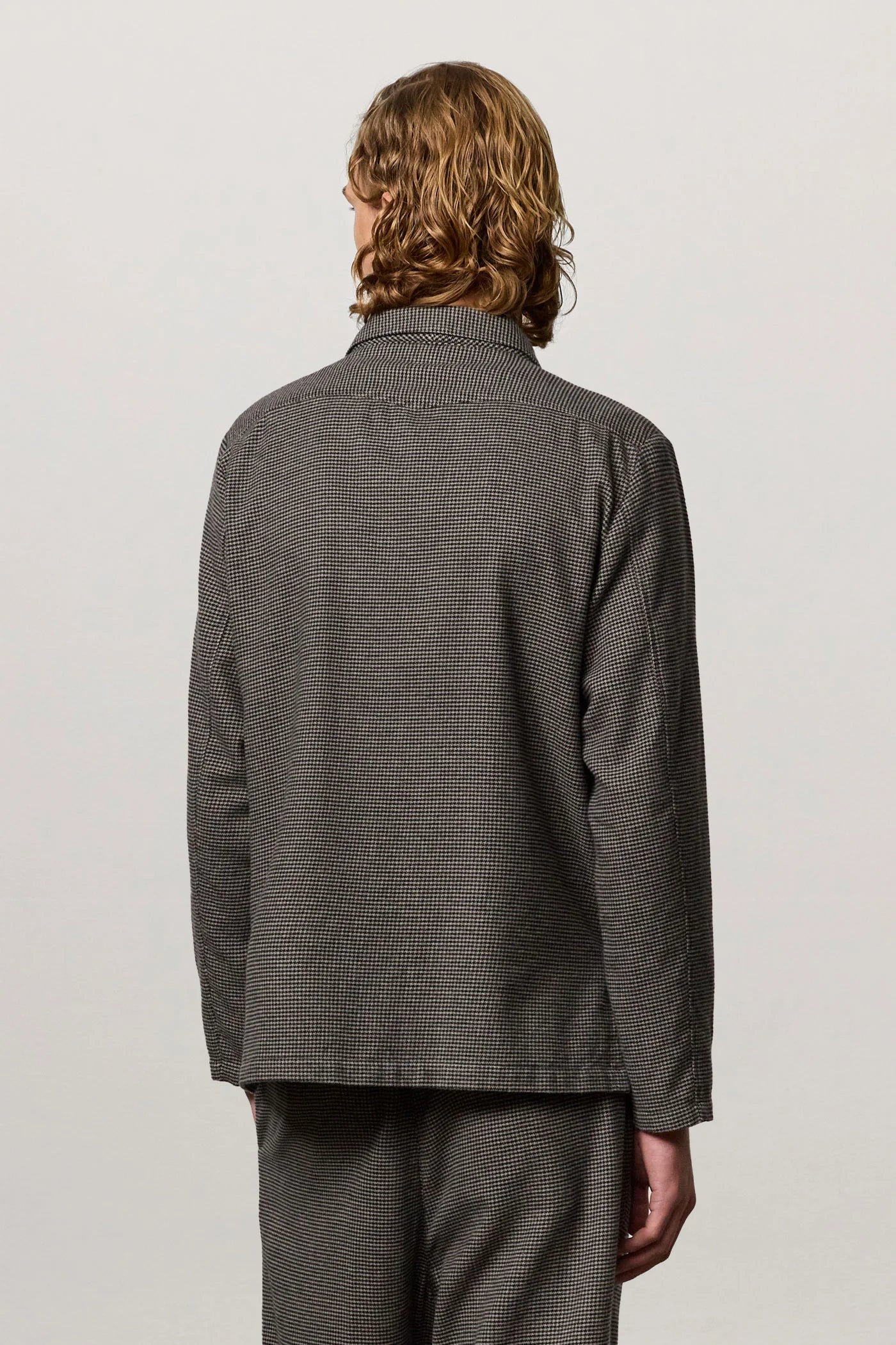 FLORIDA Cotton Houndstooth Shirt Jacket