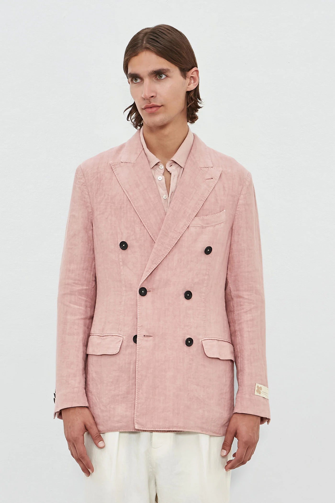 MONSTER Linen Double-Breasted Jacket