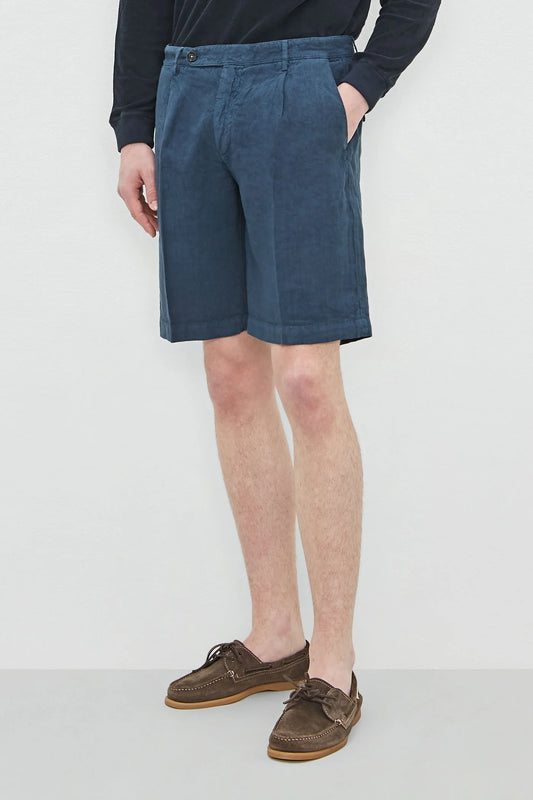 ALACCIA Linen Bermuda Shorts