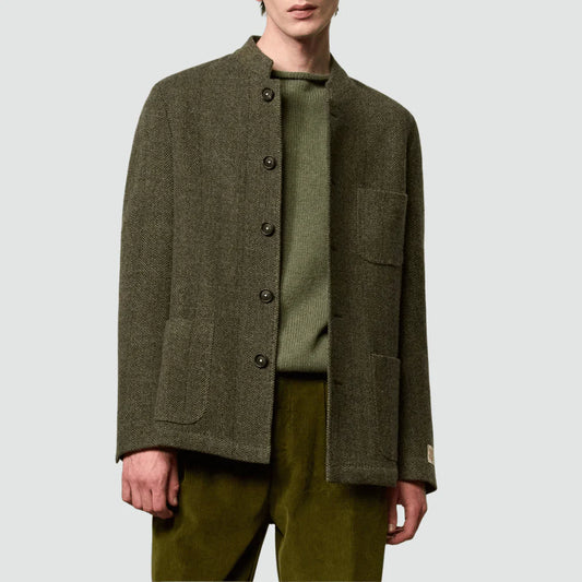 BALI Virgin Wool Herringbone Jacket