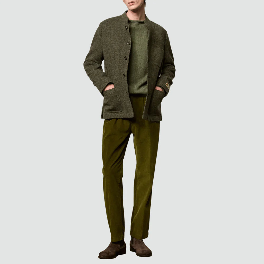 BALI Virgin Wool Herringbone Jacket
