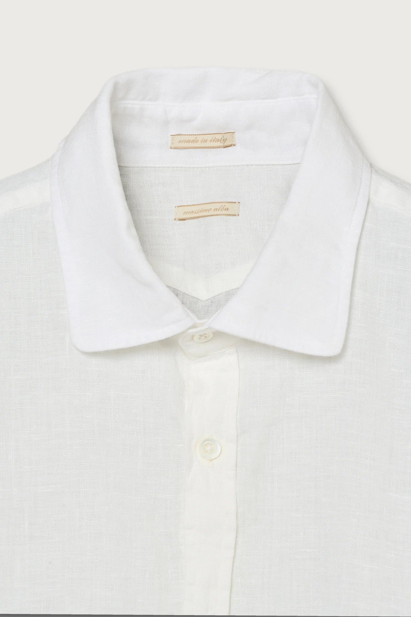 CANARY Linen Shirt Bianco