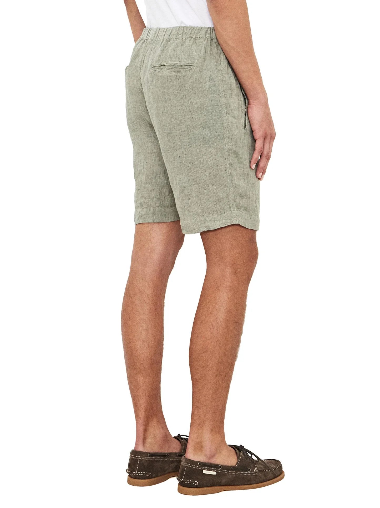 KEVIN Pleated Linen Shorts